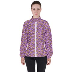 Pink Jack Women s High Neck Windbreaker by NerdySparkleGoth