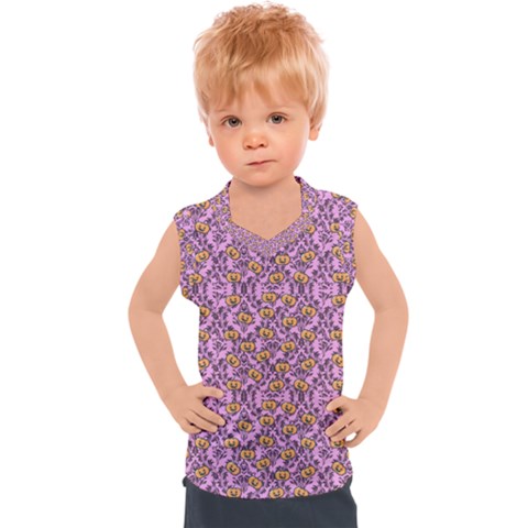 Pink Jack Kids  Sport Tank Top by NerdySparkleGoth