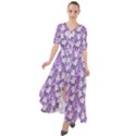 Purple Ghost Waist Tie Boho Maxi Dress View1