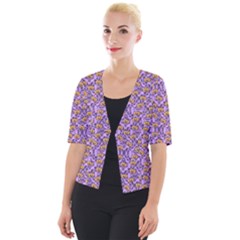 Purple Jack Cropped Button Cardigan by NerdySparkleGoth