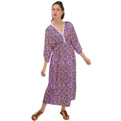 Purple Jack Grecian Style  Maxi Dress by NerdySparkleGoth