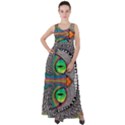 Alice In Wonderland Cat Empire Waist Velour Maxi Dress View1