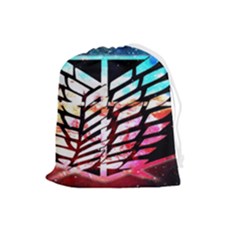 Attack On Titan Shingeki Galaxy Drawstring Pouch (large) by artworkshop