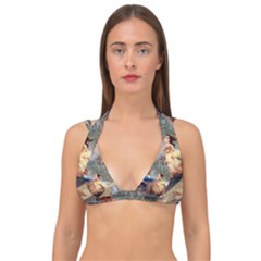 Beauty And The Beast Castle Double Strap Halter Bikini Top by artworkshop