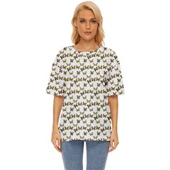 Moths Photos Motif Pattern Oversized Basic Tee by dflcprintsclothing