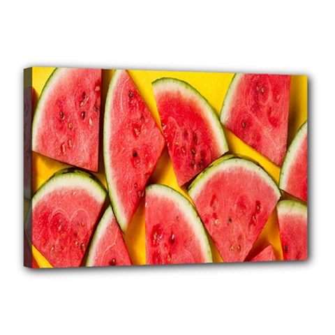 Watermelon Canvas 18  X 12  (stretched) by artworkshop