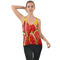 Watermelon Chiffon Cami by artworkshop