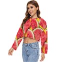 Watermelon Women s Lightweight Cropped Hoodie View2