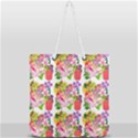 Bunch Of Flowers Full Print Rope Handle Tote (Large) View2