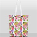 Bunch Of Flowers Full Print Rope Handle Tote (Small) View1