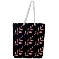 Spring Leafs Full Print Rope Handle Tote (large) by Sparkle