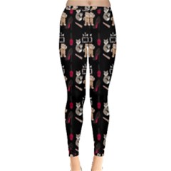Cat Pattern Inside Out Leggings by Sparkle