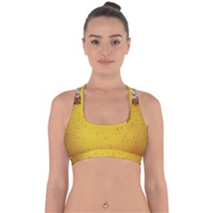 Beer-bubbles-jeremy-hudson Cross Back Hipster Bikini Top 