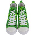 Abstract pattern geometric backgrounds  Women s Mid-Top Canvas Sneakers View1