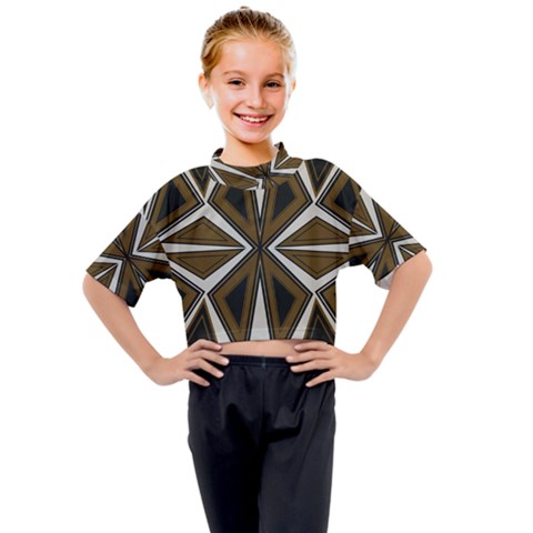 Sp 1589 Kids Mock Neck Tee by Eskimos