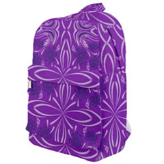 Folk Flowers Print Floral Pattern Ethnic Art Classic Backpack by Eskimos
