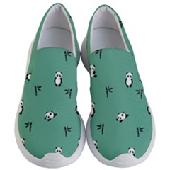 Pandas Pattern Women s Lightweight Slip Ons by artworkshop