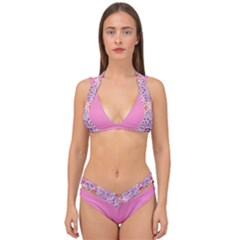 A7-01 Double Strap Halter Bikini Set by flowerland