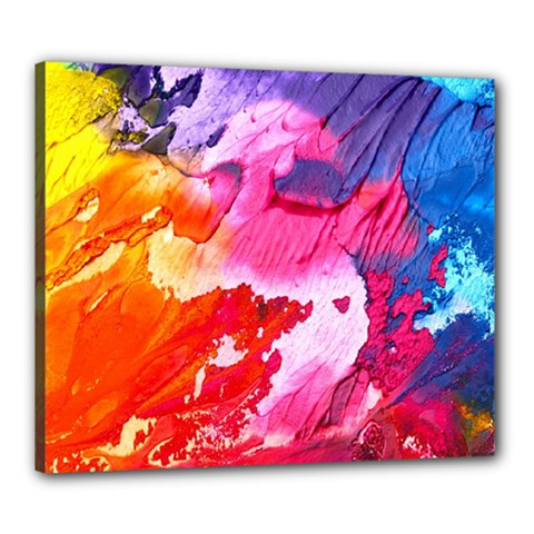 Colorful Painting Canvas 24  X 20  (stretched) by artworkshop