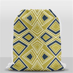 Abstract Pattern Geometric Backgrounds   Drawstring Bag (small) by Eskimos