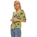 Abstract pattern geometric backgrounds   Lightweight Drawstring Hooded Top View2