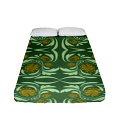 Folk Flowers Print Floral Pattern Ethnic Art Fitted Sheet (full/ Double Size) by Eskimos