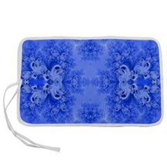 Blue Sky Over The Bluebells Frost Fractal Pen Storage Case (s) by Artist4God