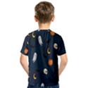 Halloween Ghost Pumpkin Bat Skull Kids  Sport Mesh Tee View2