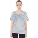 Architecture Building V-Neck Dolman Drape Top View1