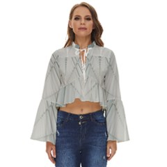 Architecture Building Boho Long Bell Sleeve Top by artworkshop