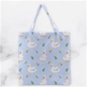 Duck-flower-seamless-pattern-background Grocery Tote Bag View2
