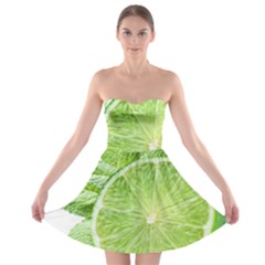 Lemon Clipart Strapless Bra Top Dress by Jancukart