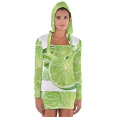 Lemon Clipart Long Sleeve Hooded T-shirt by Jancukart