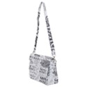 Vintage Coffee-tea-cafe-hamburger-menu-coffee-shop-menu Shoulder Bag with Back Zipper View2
