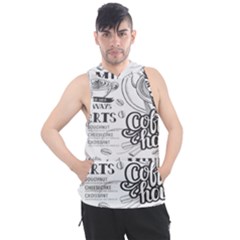 Vintage Coffee-tea-cafe-hamburger-menu-coffee-shop-menu Men s Sleeveless Hoodie by Jancukart