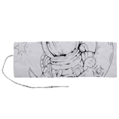 Astronaut-moon-space-astronomy Roll Up Canvas Pencil Holder (m) by Jancukart