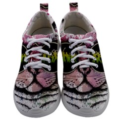 Black-cat-head Mens Athletic Shoes by Jancukart