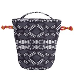 Abstract Pattern Geometric Backgrounds  Drawstring Bucket Bag by Eskimos