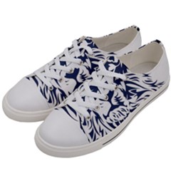 Head Art-lion Drawing Men s Low Top Canvas Sneakers by Jancukart