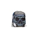 Skull-underwater-diving-skeleton-diving-head Drawstring Pouch (XS) View2