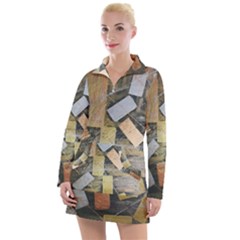 All That Glitters Is Gold  Women s Long Sleeve Casual Dress by Hayleyboop