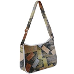 All That Glitters Is Gold  Zip Up Shoulder Bag by Hayleyboop