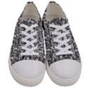 Sketchy Monster Insect Drawing Motif Pattern Men s Low Top Canvas Sneakers View1