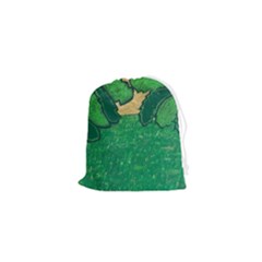 Palmtrees At Sunset  Drawstring Pouch (xs) by Hayleyboop
