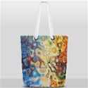 Colorful Structure Full Print Rope Handle Tote (Small) View2