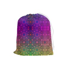 Stained Glass Drawstring Pouch (large) by Thespacecampers