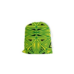 Abstract Pattern Geometric Backgrounds Drawstring Pouch (xs) by Eskimos