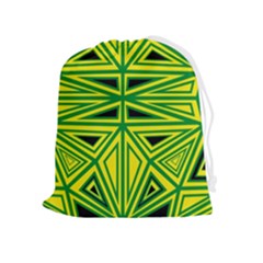 Abstract Pattern Geometric Backgrounds Drawstring Pouch (xl) by Eskimos
