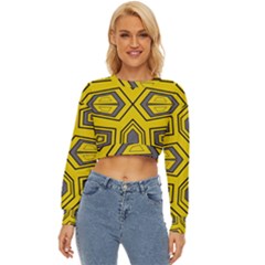 Abstract Pattern Geometric Backgrounds Lightweight Long Sleeve Sweatshirt by Eskimos