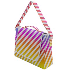 Abstract-lines-mockup-oblique Box Up Messenger Bag by Jancukart